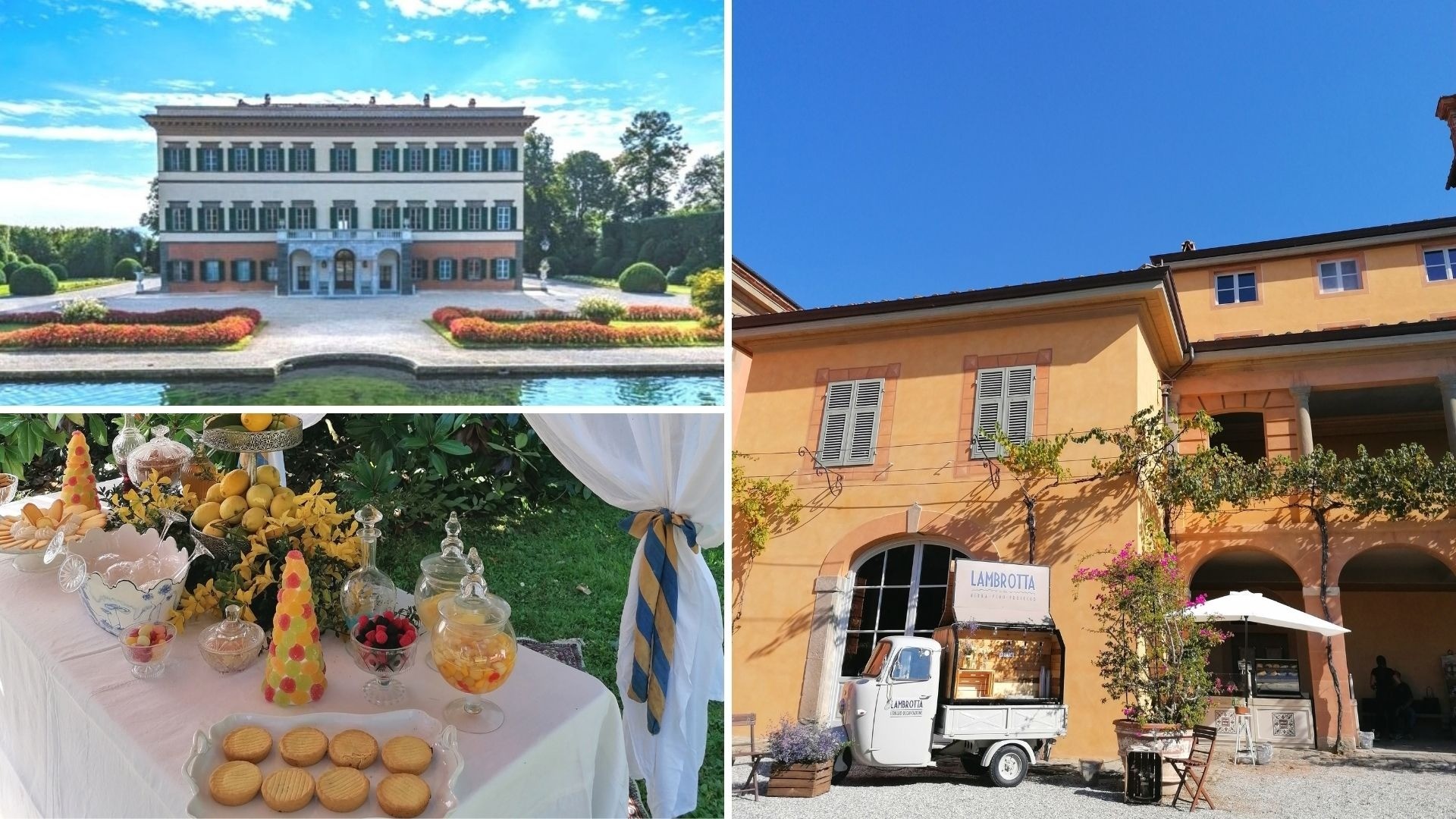 Catering service in a prestigious villa in the Tuscan countryside